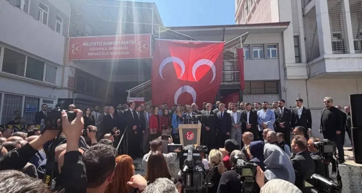 MHP Kütahya İl Başkanlığı görevini Mehmet Ali Türker yeniden devraldı
