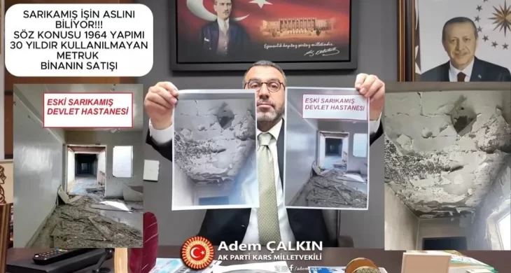 Milletvekili Adem Çalkın’dan Sarıkamış hastane binası tartışmalarına yanıt