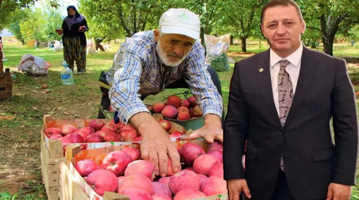 Milletvekili Sönmez açıkladı: Binlerce ton elma alıcı bekliyor