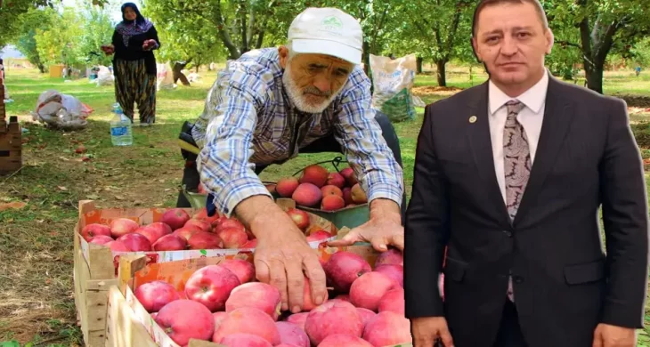 Milletvekili Sönmez açıkladı: Binlerce ton elma alıcı bekliyor