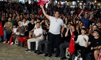 Giresun’da Alperen Şengün’lü milli takım coşkusu