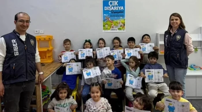 Miniklere Polis Haftası’nda anlamlı etkinlik