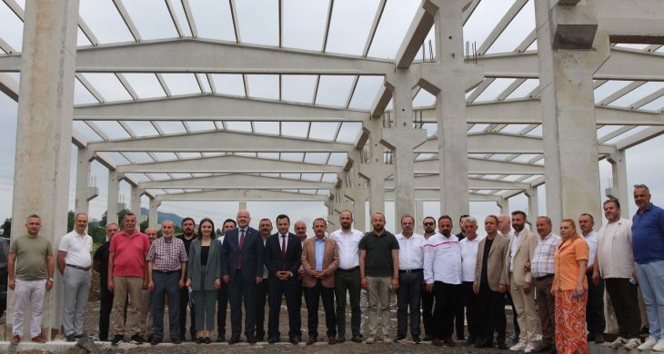 MÜSİAD Trabzon Şube Başkanı İskenderoğlu’ndan vakfıkebir organize sanayi bölgesine ziyaret