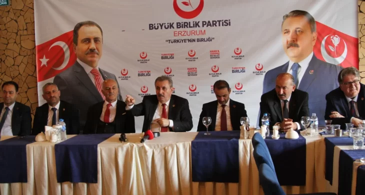 Mustafa Destici Erzurum’da konuştu: Enerji fiyatları ve Orta Doğu gerilimi gündemde