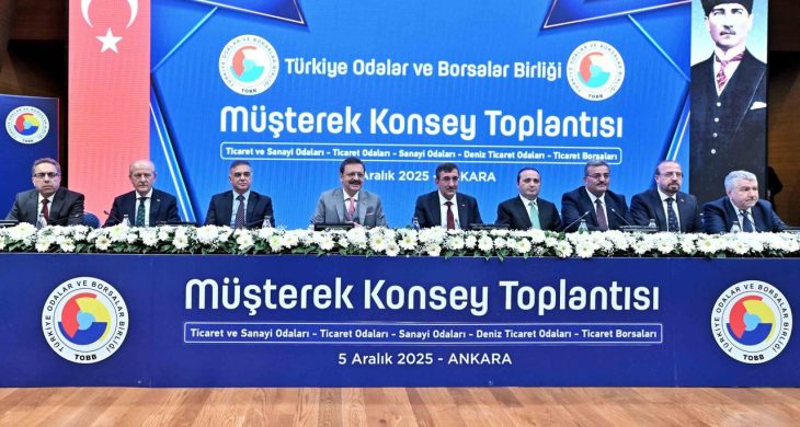 TOBB tarafından müşterek konsey toplantısı yapıldı