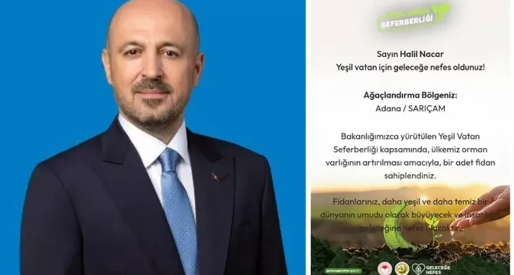 Nacar’dan ‘Yeşil Vatana’ destek
