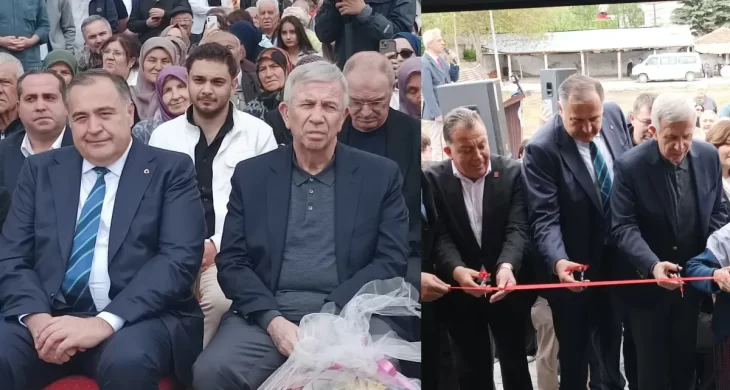 Nallıhan’da Mansur Yavaş’tan toplu açılış