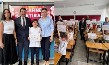 Nallıhan’da öğrenciler karnelerine kavuştu