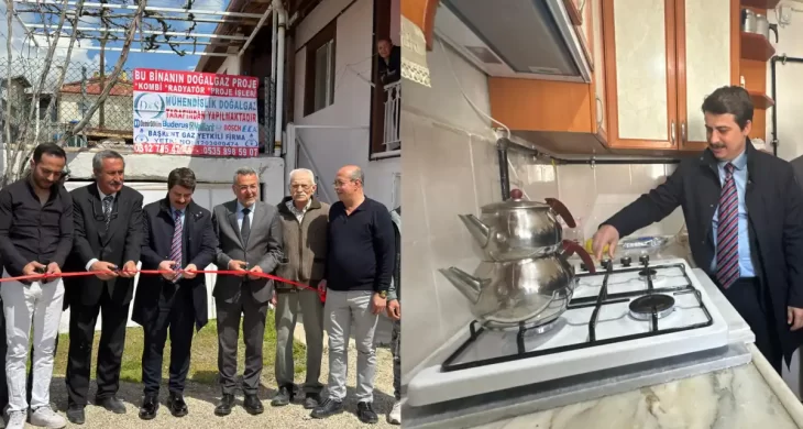 Nallıhan’ın köylerinde doğalgaz sevinci