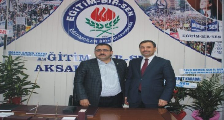 Aksaraylı İşadamı Nutku Akın’dan Eğitim Bir-Sen’ E Ziyaret