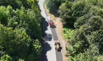 Ordu-Tokat sınırına asfalt