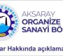 Aksaray OSB İddialar Hakkında açıklama yaptı