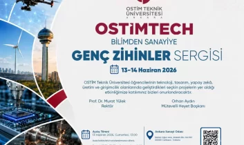 OSTİM Teknik Üniversitesi öğrencilerinin projeleri sergilenecek