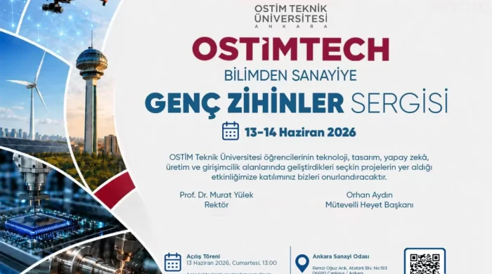 OSTİM Teknik Üniversitesi öğrencilerinin projeleri sergilenecek