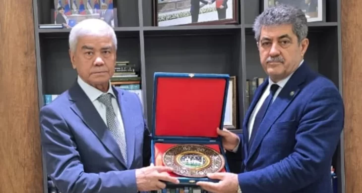 Özbekistan Milli Haber Ajansı ile TDGF arasında iş birliği görüşmesi