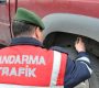 Jandarmadan Kış Lastiği Uygulaması