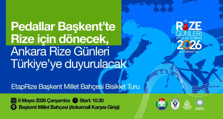 Pedallar Başkent’te Rize için dönecek: Ankara Rize Günleri Türkiye’ye duyurulacak