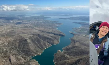 Polonyalı Uçuş Sporcusu Divriği semalarında uçuş yaptı