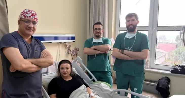 Prof. Dr. A.İ Özdemir Devlet Hastanesi’nde sıra dışı ameliyat tekniği