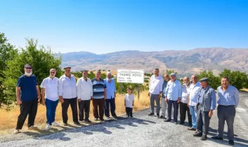 Pütürge’de 14 kilometrelik bağlantı yolu yenileniyor