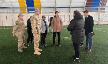 Dağpınar’da spor yatırımlarına yakın takip: Kaymakam Kahraman yerinde inceledi