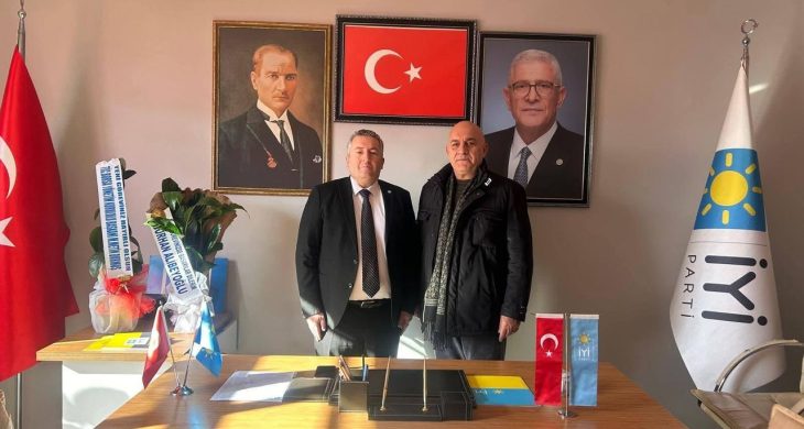 Burhan Alibeyoğlu’ndan İYİ Parti’nin yeni başkanı Yeşilbağ’a “tam destek” ziyareti