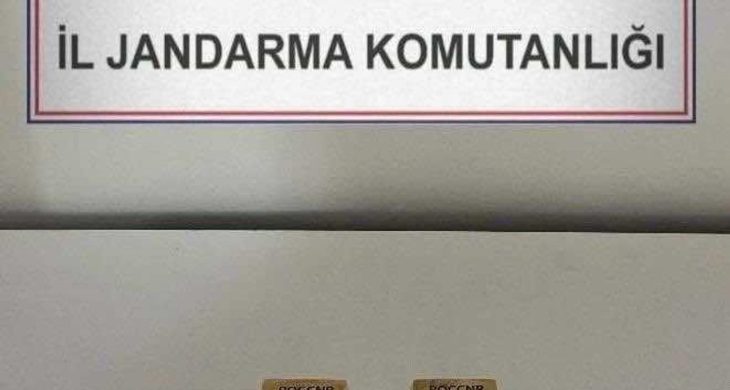 Kars’ta Jandarmadan kaçak altın operasyonu: 2 külçe altın ele geçirildi