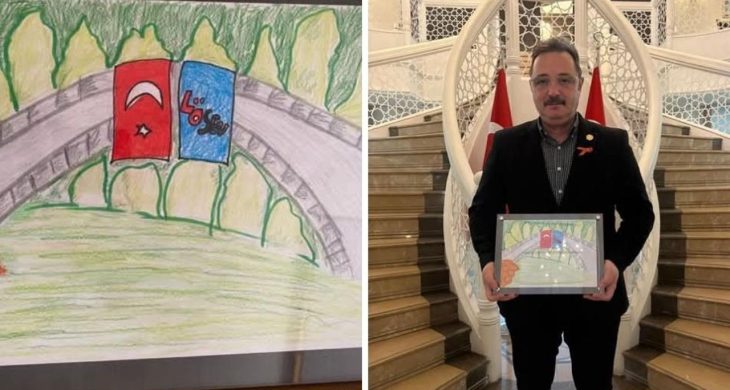 TİMBİR Genel Başkanı Dr. Süleyman Basa’ya LÖSEV’den anlamlı hediye