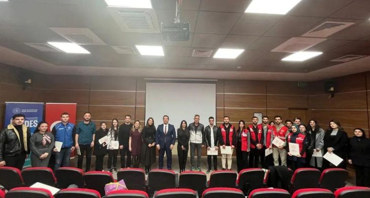 UNİDES programı kapsamında sertifika töreni düzenlendi