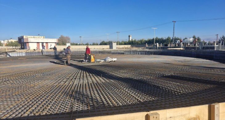 OSB’de 1. Kademe Atıksu Arıtma Tesisi inşaatı hızla sürüyor