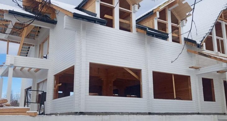 Arpaçay Kütük Ev’in son görünümü görenleri hayran bıraktı