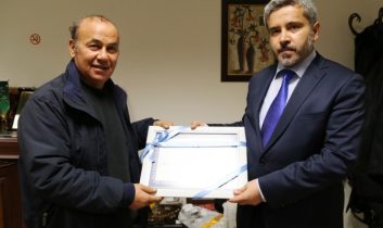 İş adamı Özel’e Teşekkür Beratı