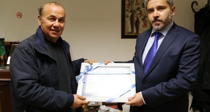 İş adamı Özel’e Teşekkür Beratı