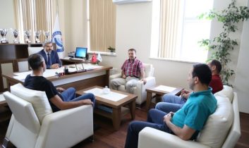 BESYO Müdürü Şahin’e Tebrik Ziyareti