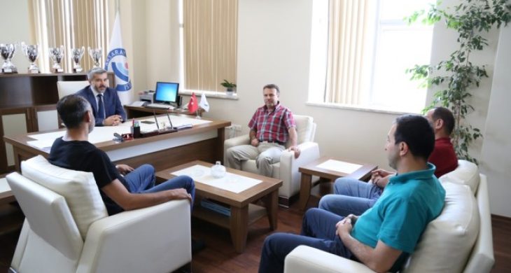 BESYO Müdürü Şahin’e Tebrik Ziyareti