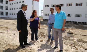 Rektör Şahin İnşaat Çalışmalarını Yerinde İnceledi