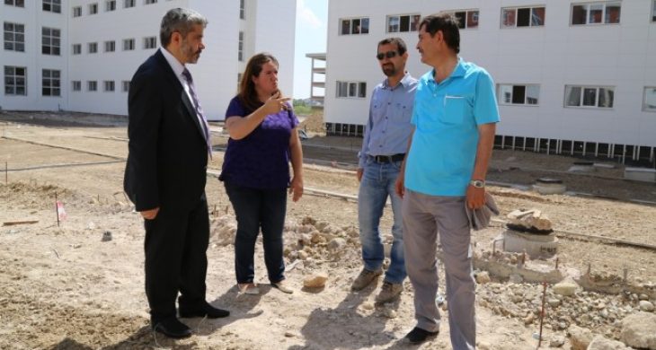 Rektör Şahin İnşaat Çalışmalarını Yerinde İnceledi