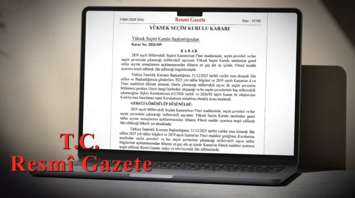 Resmi Gazete’de yayımlandı: YSK’dan milletvekili dağılımı kararı