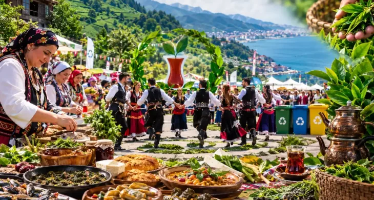Rize Gastronomisinden Sıfır Atık Hareketi’ne horonlu destek
