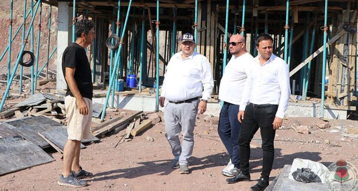 Keçiborlu’da spor yatırımları yerinde incelendi