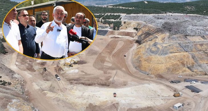 Katı Atık Tesisi’nde 3. lot çalışmaları hızla sürüyor