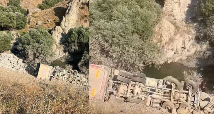 Hakkari Yüksekova’da kamyon uçuruma yuvarlandı: Sürücü hayatını kaybetti