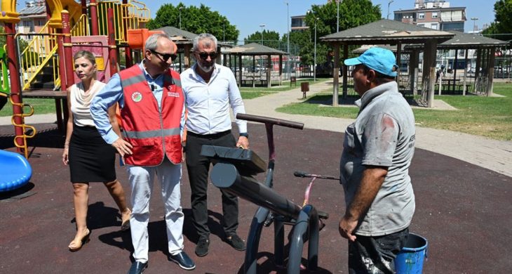 Okul bahçeleri Kepez’le güzelleşiyor