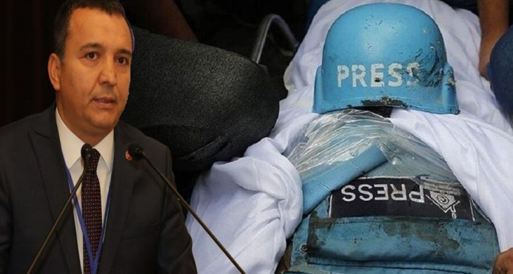 AGC Başkanı İdris Taş’tan Gazze’deki gazeteci ölümlerine tepki