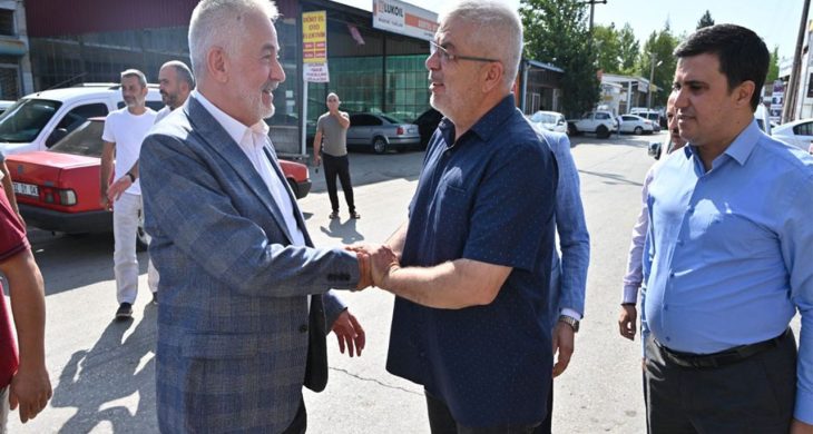 Başkan Başdeğirmen yeni Sanayi Sitesi’nde