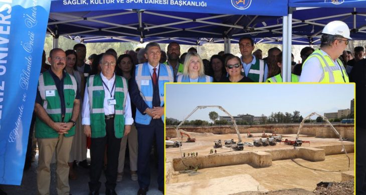Akdeniz Üniversitesi’nin yeni hastane binasının temeli atıldı