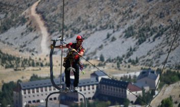 Isparta’da nefes kesen tatbikat