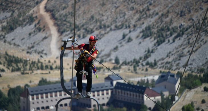 Isparta’da nefes kesen tatbikat