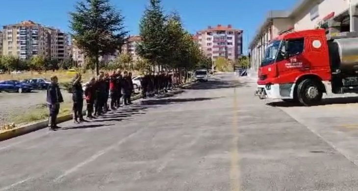 Isparta itfaiyesi’nden, Alanya’daki yangına destek