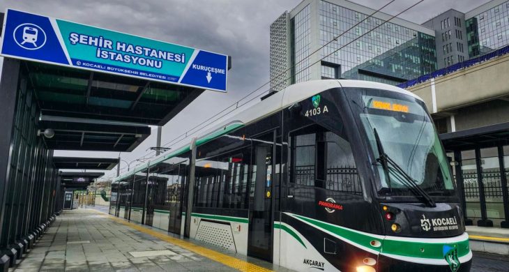 Kocaeli Şehir Hastanesi tramvay hattı rekor kırdı